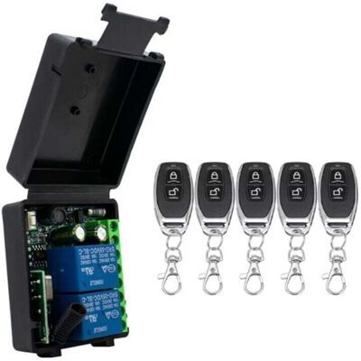 OEM Ricevitore Telecomando Wireless A 433 Mhz, 2 Canali, Relè, Ac 85-256 V, Tenda Luminosa Per Porta Da Garage -crezuo OEM Ricevitore Telecomando Wireless A 433 Mhz, 2 Canali, Relè, Ac 85-256 V, Tenda Luminosa Per Porta Da Garage -crezuo