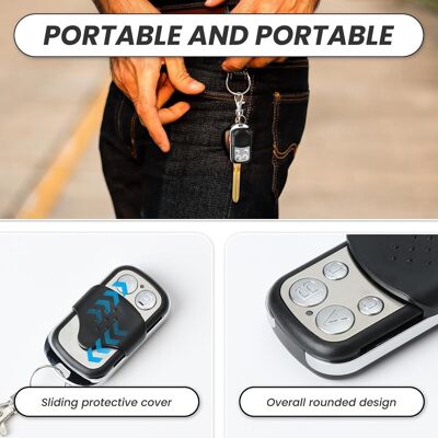 OEM Telecomando Universale Per Cancello, Confezione Da 2, 433,92 Mhz, Telecomando Universale Wireless Per Porta Da Garage, Telecomando Universale Per Cancello Compatibile Con Codice Variabile A 4 Pulsanti OEM Telecomando Universale Per Cancello, Confezione Da 2, 433,92 Mhz, Telecomando Universale Wireless Per Porta Da Garage, Telecomando Universale Per Cancello Compatibile Con Codice Variabile A 4 Pulsanti