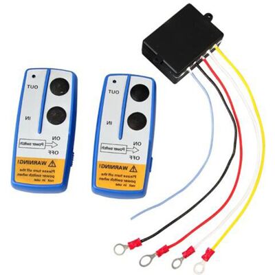 TREETALK Telecomando Wireless Da 12 V Per Verricello, Per Impieghi Gravosi, Con Portata Di 20 M (78 Pollici) E Spia Luminosa Per Jeep, Atv E Suv. TREETALK Telecomando Wireless Da 12 V Per Verricello, Per Impieghi Gravosi, Con Portata Di 20 M (78 Pollici) E Spia Luminosa Per Jeep, Atv E Suv.