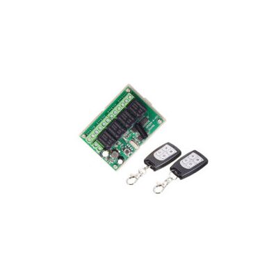 OEM Telecomando Wireless A 433 Mhz, 12 V Cc, 4 Canali, Relè Rf A Lungo Raggio, 2 Trasmettitori + 1 Ricevitore Per Porta Da Garage. OEM Telecomando Wireless A 433 Mhz, 12 V Cc, 4 Canali, Relè Rf A Lungo Raggio, 2 Trasmettitori + 1 Ricevitore Per Porta Da Garage.