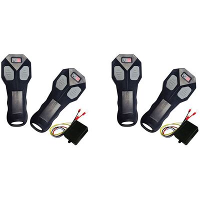 OEM Kit Per Veicoli Con 2 Verricelli Elettrici Wireless E Telecomando Portatile, Adatto Per Camion, Atv E Rimorchi A 12v/24v. OEM Kit Per Veicoli Con 2 Verricelli Elettrici Wireless E Telecomando Portatile, Adatto Per Camion, Atv E Rimorchi A 12v/24v.