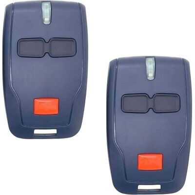 OEM Set Di 2 Telecomandi Universali Per Porte Da Garage A 433 Mhz, Compatibili Con L'Apriporta Da Garage Mitto 2, Telecomando A 2 Canali Con Portachiavi. OEM Set Di 2 Telecomandi Universali Per Porte Da Garage A 433 Mhz, Compatibili Con L'Apriporta Da Garage Mitto 2, Telecomando A 2 Canali Con Portachiavi.