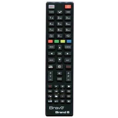 FERRAMENTA1.COM 1pz Telecomando Tv Bravo Brand 6 Telefunken FERRAMENTA1.COM 1pz Telecomando Tv Bravo Brand 6 Telefunken