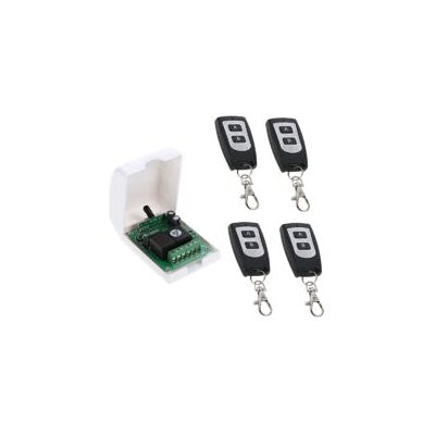 OEM Controller Per Motori Cc 12v, Telecomando Wireless Rf A 433 Mhz Con Relè E Ricevitore, Dotato Di 4 Trasmettitori, Per La Rotazione In Avanti E All'indietro Di Motori, Porte E Tapparelle - Crezuo OEM Controller Per Motori Cc 12v, Telecomando Wireless Rf A 433 Mhz Con Relè E Ricevitore, Dotato Di 4 Trasmettitori, Per La Rotazione In Avanti E All'indietro Di Motori, Porte E Tapparelle - Crezuo