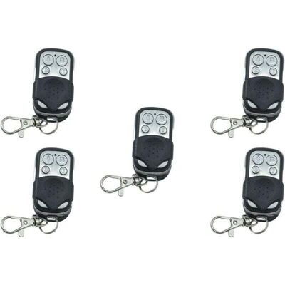 DPZO Leyf Confezione Da 5 Telecomandi Universali A 433 Mhz Per Apriporta Da Garage, Telecomando A 4 Canali, Compatibile Con Trasmettitori Manuali Con Codice Di Frequenza 433 Mhz, Facile Configurazione Per DPZO Leyf Confezione Da 5 Telecomandi Universali A 433 Mhz Per Apriporta Da Garage, Telecomando A 4 Canali, Compatibile Con Trasmettitori Manuali Con Codice Di Frequenza 433 Mhz, Facile Configurazione Per