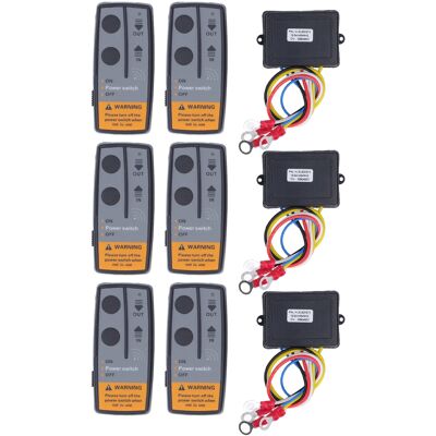 YOTOWN Telecomando Universale Wireless Per Verricello Con 3 Ricevitori Per Camion E Atv YOTOWN Telecomando Universale Wireless Per Verricello Con 3 Ricevitori Per Camion E Atv