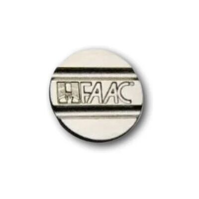 FAAC Jeton Personnalisé 713305 D.28 Logo Neuf Original FAAC Jeton Personnalisé 713305 D.28 Logo Neuf Original