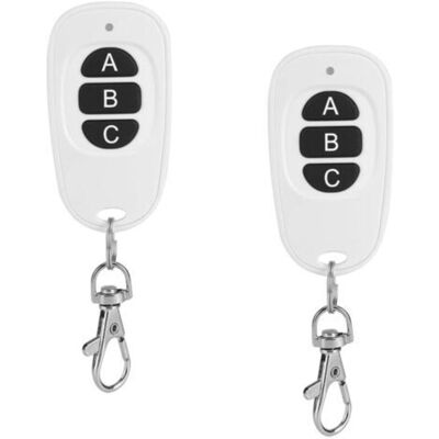 OEM Telecomando Ev1527, Telecomando Per Garage 433 Mhz, Trasmettitore Wireless A 3 Canali Per Un Facile Controllo (2 Pezzi) OEM Telecomando Ev1527, Telecomando Per Garage 433 Mhz, Trasmettitore Wireless A 3 Canali Per Un Facile Controllo (2 Pezzi)