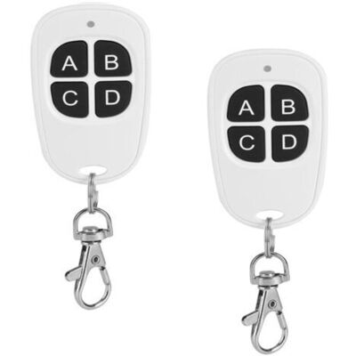 OEM Telecomando Universale Per Porta Da Garage, Trasmettitore Wireless A 4 Canali Da 433 Mhz, Compatibile Con Codice Di Apprendimento 1527 (2 Pezzi) OEM Telecomando Universale Per Porta Da Garage, Trasmettitore Wireless A 4 Canali Da 433 Mhz, Compatibile Con Codice Di Apprendimento 1527 (2 Pezzi)