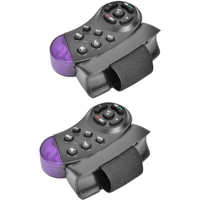 OEM 2 Telecomandi Wireless Universali A 11 Pulsanti Per Volante, Compatibili Con Lettori Cd, Dvd E Mp5 Per Auto. OEM 2 Telecomandi Wireless Universali A 11 Pulsanti Per Volante, Compatibili Con Lettori Cd, Dvd E Mp5 Per Auto.