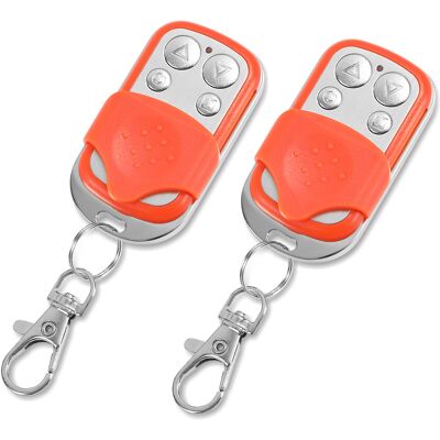WOLKETON 2 Pezzi Telecomando Keytis - 433 Mhz Per Il Controllo Di Cancelli E Porte Di Garage Per Apriporta Scorrevoli Automatici WOLKETON 2 Pezzi Telecomando Keytis - 433 Mhz Per Il Controllo Di Cancelli E Porte Di Garage Per Apriporta Scorrevoli Automatici