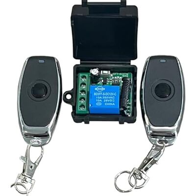 OEM Telecomando Applicabile A 433 Mhz, Controller Wireless Per Porta Da Garage, Modulo Relè Rf A 433 Mhz, 12 V, 1 Canale Con 2 Trasmettitori, Interruttore Luci Remoto Per Casa Intelligente OEM Telecomando Applicabile A 433 Mhz, Controller Wireless Per Porta Da Garage, Modulo Relè Rf A 433 Mhz, 12 V, 1 Canale Con 2 Trasmettitori, Interruttore Luci Remoto Per Casa Intelligente