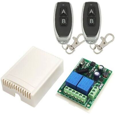 URSUS Interruttore Di Controllo Remoto Wireless A 2 Canali Da 220 V Ca, Modulo Relè Ricevitore Rf Da 433 Mhz Con Trasmettitore On/off Per Porta Del Garage, Luce, Uso Domestico URSUS Interruttore Di Controllo Remoto Wireless A 2 Canali Da 220 V Ca, Modulo Relè Ricevitore Rf Da 433 Mhz Con Trasmettitore On/off Per Porta Del Garage, Luce, Uso Domestico