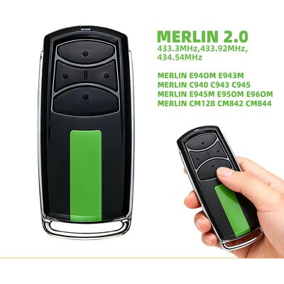 KEEMOTE Compatibile Con I Portali Garage Merlin E960m, E950m, Liftmaster E940m, E943m, E945m – Ricevitore Security+ 2.0 Per Telecomando Universale-lsw KEEMOTE Compatibile Con I Portali Garage Merlin E960m, E950m, Liftmaster E940m, E943m, E945m – Ricevitore Security+ 2.0 Per Telecomando Universale-lsw