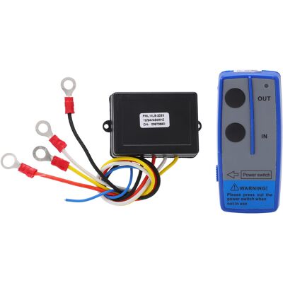 VISTRECK Kit Telecomando Wireless Per Verricello Ricevitore 434mhz 12v 24v Interruttore Portatile Universale Per Auto Camion Atv Suv VISTRECK Kit Telecomando Wireless Per Verricello Ricevitore 434mhz 12v 24v Interruttore Portatile Universale Per Auto Camion Atv Suv