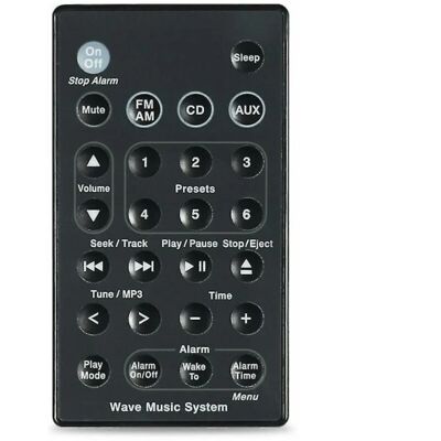 XVX Telecomando Di Ricambio Per Sistema Audio Bose Wave – Compatibile Con I Modelli Awr1b1, Awr1b2, Awrcc1, Awrcc2, Awrcc3 XVX Telecomando Di Ricambio Per Sistema Audio Bose Wave – Compatibile Con I Modelli Awr1b1, Awr1b2, Awrcc1, Awrcc2, Awrcc3