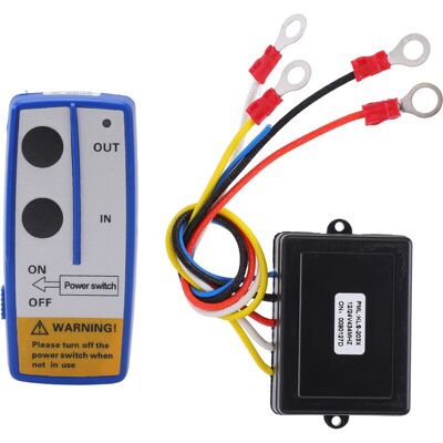 OEM Kit Telecomando Wireless Universale Per Verricello Con Ricevitore 12v/24v Per Camion, Jeep, Atv, Suv, Blu -crezuo OEM Kit Telecomando Wireless Universale Per Verricello Con Ricevitore 12v/24v Per Camion, Jeep, Atv, Suv, Blu -crezuo