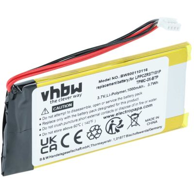 VHBW Batteria Compatibile Con Creston Tpmc-3x Touchpanel, Mtx-3, Prodigy Ptx3, Tpmc-3x-l Telecomando Remote Control (1000mah, 3,7v, Li-poly) VHBW Batteria Compatibile Con Creston Tpmc-3x Touchpanel, Mtx-3, Prodigy Ptx3, Tpmc-3x-l Telecomando Remote Control (1000mah, 3,7v, Li-poly)