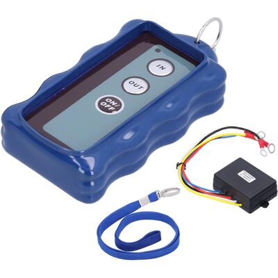 VISTRECK Kit Di Controllo Per Verricello, Telecomando Wireless Universale Per Verricello Elettrico Con Ricevitore A 434 Mhz Per Camion E Atv. VISTRECK Kit Di Controllo Per Verricello, Telecomando Wireless Universale Per Verricello Elettrico Con Ricevitore A 434 Mhz Per Camion E Atv.