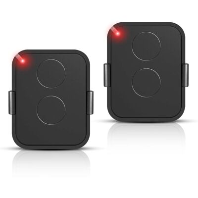 OEM Confezione Da 2 Telecomandi Compatibili Con Nice Era One2/on2e/on4e/on1e, Telecomando Per Porta Da Garage A 433,92 Mhz, Codice Variabile, 2 Canali (nero) OEM Confezione Da 2 Telecomandi Compatibili Con Nice Era One2/on2e/on4e/on1e, Telecomando Per Porta Da Garage A 433,92 Mhz, Codice Variabile, 2 Canali (nero)