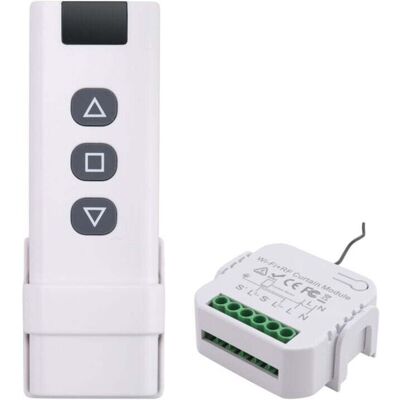 OEM Interruttore Per Tapparelle Elettriche Tuya Smart Life Wifi 433mhz Con Telecomando, 1rc 1re-crezuo OEM Interruttore Per Tapparelle Elettriche Tuya Smart Life Wifi 433mhz Con Telecomando, 1rc 1re-crezuo