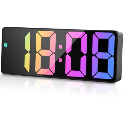 OEM Sveglia Digitale, Orologio Digitale Con Display A Led, Orologio Digitale Con Visualizzazione Della Temperatura, 4 Livelli Di Luminosità Regolabili, Snooze, Controllo Vocale, Ora 12/24 Ore, 3 Sveglie, OEM Sveglia Digitale, Orologio Digitale Con Display A Led, Orologio Digitale Con Visualizzazione Della Temperatura, 4 Livelli Di Luminosità Regolabili, Snooze, Controllo Vocale, Ora 12/24 Ore, 3 Sveglie,