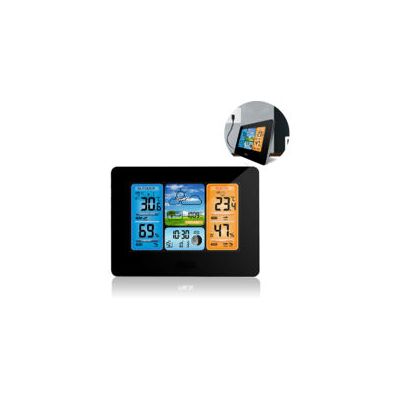 OEM Stazione Meteorologica Digitale Wireless Crezuo Con Sveglia E Funzione Snooze, Sensore Esterno Wireless, Previsioni Del Tempo, Termometro Digitale, Igrometro, Barometro, Misuratore Di Temperatura E Um OEM Stazione Meteorologica Digitale Wireless Crezuo Con Sveglia E Funzione Snooze, Sensore Esterno Wireless, Previsioni Del Tempo, Termometro Digitale, Igrometro, Barometro, Misuratore Di Temperatura E Um