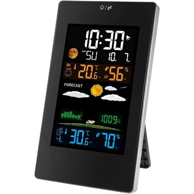 OEM Stazione Meteo Wireless, Termometro Igrometro Barometro Interno Esterno, Orologio Digitale Sveglia Con Sensore Esterno Display Ora Data Giorno Fasi Lunari-nazalus OEM Stazione Meteo Wireless, Termometro Igrometro Barometro Interno Esterno, Orologio Digitale Sveglia Con Sensore Esterno Display Ora Data Giorno Fasi Lunari-nazalus