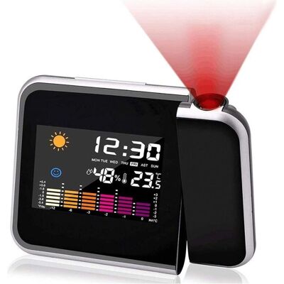 OEM Sveglia Con Proiettore, Calendario A Colori, Stazione Meteo Personale Per La Camera Da Letto, Proiettore Dimmerabile, Doppia Sveglia, Display Lcd, Data, Ora, Temperatura, Umidità. OEM Sveglia Con Proiettore, Calendario A Colori, Stazione Meteo Personale Per La Camera Da Letto, Proiettore Dimmerabile, Doppia Sveglia, Display Lcd, Data, Ora, Temperatura, Umidità.