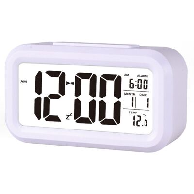 OEM Sveglia Elettronica Creativa, Funzione Snooze Intelligente, Calendario Perpetuo, Bianca (luce Bianca) OEM Sveglia Elettronica Creativa, Funzione Snooze Intelligente, Calendario Perpetuo, Bianca (luce Bianca)