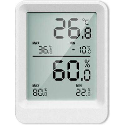 OEM Termometro E Igrometro Digitale Lcd Per Interni/esterni, Misuratore Elettronico Di Temperatura E Umidità, Registrazione Dei Valori Minimi E Massimi, Stazione Meteorologica, 1 Pz. OEM Termometro E Igrometro Digitale Lcd Per Interni/esterni, Misuratore Elettronico Di Temperatura E Umidità, Registrazione Dei Valori Minimi E Massimi, Stazione Meteorologica, 1 Pz.