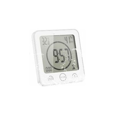 OEM Orologio Da Bagno, Sveglia Digitale Lcd Con Touch Screen Impermeabile, Display Di Temperatura E Umidità, Conto Alla Rovescia, 3 Metodi Di Montaggio, Alimentazione A Batteria (bianco) - Crezuo OEM Orologio Da Bagno, Sveglia Digitale Lcd Con Touch Screen Impermeabile, Display Di Temperatura E Umidità, Conto Alla Rovescia, 3 Metodi Di Montaggio, Alimentazione A Batteria (bianco) - Crezuo