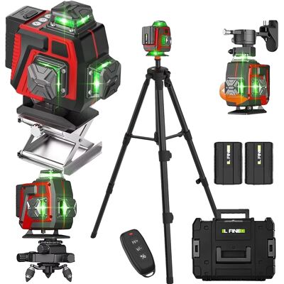 OEM Livella Laser, Linee A 360 Gradi, Alta Precisione, Con Treppiede OEM Livella Laser, Linee A 360 Gradi, Alta Precisione, Con Treppiede