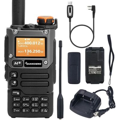 OEM Uvk5(8) Am/fm/dtmf Walkie Talkie 200 Canali Ricarica Di Tipo C, Ricezione A Tre Frequenze, W/cavo Di Programmazione Usb OEM Uvk5(8) Am/fm/dtmf Walkie Talkie 200 Canali Ricarica Di Tipo C, Ricezione A Tre Frequenze, W/cavo Di Programmazione Usb