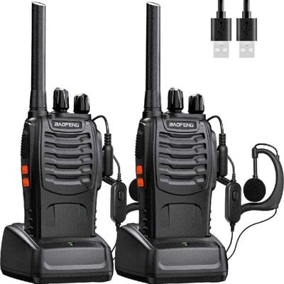 OEM Baofeng Uv-5r Ricetrasmettitore Ricaricabile A Due Canali – 16 Canali, Lungo Raggio, Con Auricolare, Caricatore Usb E 2 Batterie OEM Baofeng Uv-5r Ricetrasmettitore Ricaricabile A Due Canali – 16 Canali, Lungo Raggio, Con Auricolare, Caricatore Usb E 2 Batterie