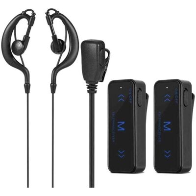 OEM Due Mini Walkie Talkie 400/470 Mhz, Radio Bidirezionale Da 3 W Con Cuffie A Cancellazione Di Rumore Usb-crezuo OEM Due Mini Walkie Talkie 400/470 Mhz, Radio Bidirezionale Da 3 W Con Cuffie A Cancellazione Di Rumore Usb-crezuo