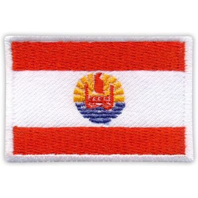 OEM Patchion, Bandiera Della Polinesia Francese - Retro Magnetico - Toppa/distintivo/emblema Ricamato OEM Patchion, Bandiera Della Polinesia Francese - Retro Magnetico - Toppa/distintivo/emblema Ricamato