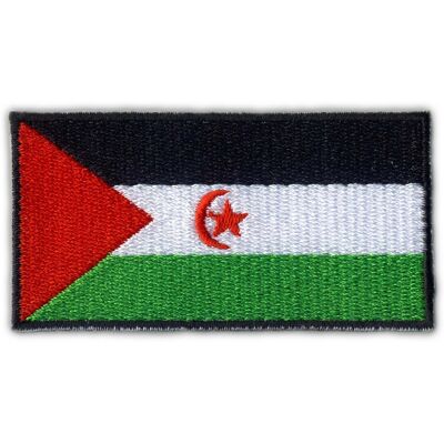 OEM Patchion, Bandiera Del Sahara Occidentale - Retro Magnetico - Toppa/distintivo/emblema Ricamato OEM Patchion, Bandiera Del Sahara Occidentale - Retro Magnetico - Toppa/distintivo/emblema Ricamato