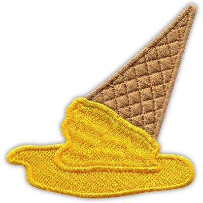 OEM Patchion Gelato Sciolto - Sorbetto Giallo - Retro Magnetico - Toppa/distintivo/emblema Ricamato OEM Patchion Gelato Sciolto - Sorbetto Giallo - Retro Magnetico - Toppa/distintivo/emblema Ricamato