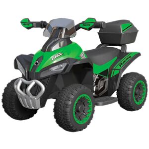 BES - Mini quad elettrico per bambini deluxe quattro ruote giocattolo verde 6V LT928