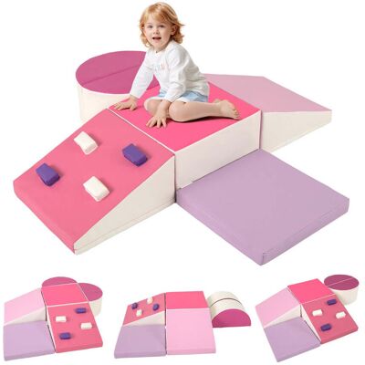 HELLOSHOP26 Set Di 6 Blocchi Da Arrampicata In Schiuma 40 X 40 X 20 Cm Gioco Educativo Attivo Design Moderno Pelle Multicolore 200010765 HELLOSHOP26 Set Di 6 Blocchi Da Arrampicata In Schiuma 40 X 40 X 20 Cm Gioco Educativo Attivo Design Moderno Pelle Multicolore 200010765