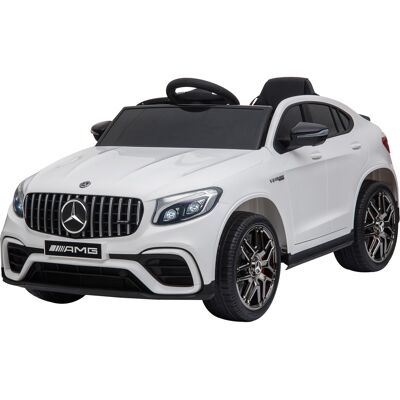 HOMCOM Auto Elettrica Bambini 3-5 Anni Mercedes Con Telecomando E Cintura Bianco HOMCOM Auto Elettrica Bambini 3-5 Anni Mercedes Con Telecomando E Cintura Bianco