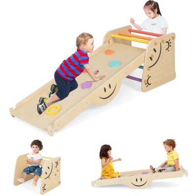 HELLOSHOP26 Set Di Giocattoli Da Arrampicata Per Bambini 6 In 1 120 X 49 Cm Regolabile E Resistente Stile Colorato Legno Di Pino 200020579 HELLOSHOP26 Set Di Giocattoli Da Arrampicata Per Bambini 6 In 1 120 X 49 Cm Regolabile E Resistente Stile Colorato Legno Di Pino 200020579