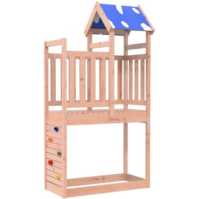 VIDAXL Torre Da Gioco Marrone Legno Douglas Solido VIDAXL Torre Da Gioco Marrone Legno Douglas Solido