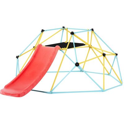VEVOR Cupola Da Arrampicata Geometrica Per Bambini Da 3 A 9 Anni, Arrampicatoio A Cupola 244 Cm Con Scivolo, Supporta 272 Kg, Con Maniglia Da Arrampicata, Parco Giochi Per Interni Ed Esterni, VEVOR Cupola Da Arrampicata Geometrica Per Bambini Da 3 A 9 Anni, Arrampicatoio A Cupola 244 Cm Con Scivolo, Supporta 272 Kg, Con Maniglia Da Arrampicata, Parco Giochi Per Interni Ed Esterni,