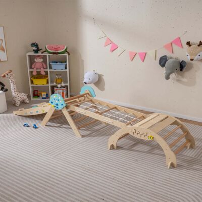 HELLOSHOP26 Set Di 1 Kit Di Arrampicata Per Bambini 8 In 1 281 X 66 X 58,5 Cm Sicurezza Ottimale Atmosfera Accogliente Legno Naturale 200015669 HELLOSHOP26 Set Di 1 Kit Di Arrampicata Per Bambini 8 In 1 281 X 66 X 58,5 Cm Sicurezza Ottimale Atmosfera Accogliente Legno Naturale 200015669
