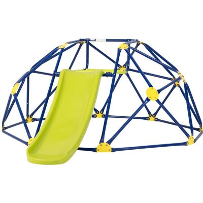 HELLOSHOP26 Scivolo Per Bambini Con Cupola Per Arrampicata 241,5 X 183 X 91,5 Cm Sicuro E Durevole Metallo Blu E Giallo 200014356 HELLOSHOP26 Scivolo Per Bambini Con Cupola Per Arrampicata 241,5 X 183 X 91,5 Cm Sicuro E Durevole Metallo Blu E Giallo 200014356