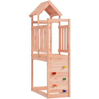 VIDAXL Torre Da Gioco Marrone 53 X 110,5 X 214 Cm Legno Douglas Solido VIDAXL Torre Da Gioco Marrone 53 X 110,5 X 214 Cm Legno Douglas Solido