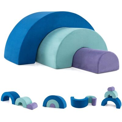 HELLOSHOP26 Set Di 3 Blocchi Da Arrampicata In Schiuma 120 X 50 X 60 Cm Design Versatile Ed Educativo In Pelle Scamosciata Multicolore 200012233 HELLOSHOP26 Set Di 3 Blocchi Da Arrampicata In Schiuma 120 X 50 X 60 Cm Design Versatile Ed Educativo In Pelle Scamosciata Multicolore 200012233