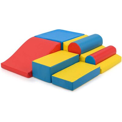HELLOSHOP26 Set Di 7 Blocchi Da Arrampicata In Schiuma 50 X 45 X 25 Cm Ideali Per Arrampicarsi E Gattonare In Un Ambiente Colorato In Similpelle 200010766 HELLOSHOP26 Set Di 7 Blocchi Da Arrampicata In Schiuma 50 X 45 X 25 Cm Ideali Per Arrampicarsi E Gattonare In Un Ambiente Colorato In Similpelle 200010766